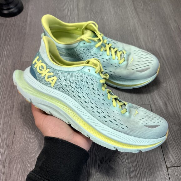 Hoka Womens One One Kawana 1123164 Soom Teal Blue Running Shoes Sneaker Size 9